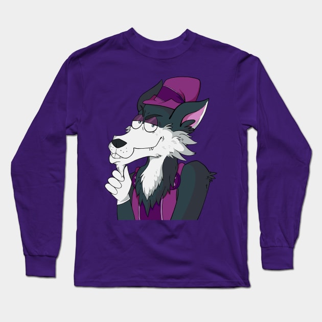 Lazy Town Wolf Robbie Long Sleeve T-Shirt by Skarmaiden